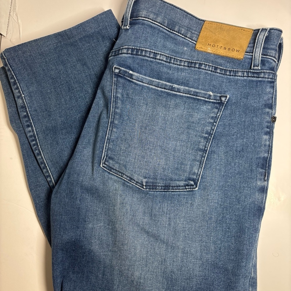 Mott & Bow Jeans Mens 38x30 Mosco Slim Leg Denim Stretch